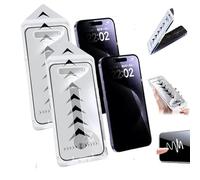 Evo Tech for iPhone Invisible Artifact Screen Protector, Evotech Protection Ecran, HD Anti-Peep Privacy Screen Protector Silk Screen Bubble-Free Room Tempered Film for iPhone (Privacy*2,14 Pro)