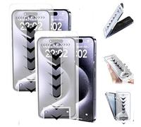 Evo Tech pour iPhone Protecteur d'écran d'artifact invisible, Ecran de protection Evotech,HD Anti-Peep d'écran de confidentialité Écran en soie Film trempé de chambre sans bulle (Hd*2,15 Pro)