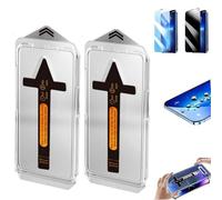 Evo tech Screen Protector for Samsung S24/S23/S22/S21 Plus Ultra, 2-Pack Evo Tech Invisible Artifact Screen Protector for Samsung, Clear Dust and Bubble-Free (2Mix,S22 Plus)