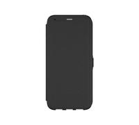Evo Wallet - Etui à rabat pour téléphone portable - polyuréthane, FlexShock, polyuréthanne thermoplastique (TPU) - noir - pour Samsung Galaxy S8+
