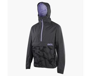 EVOC ANORAK Veste de mi-saison coupe-vent et déperlante pour hommes et femmes, coupe-vent (design multicolore, grande poche ventrale, revêtement DWR), taille : XL