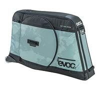 EVOC BIKE TRAVEL BAG XL Sac de transport vélo Sac de voyage vélo (taille: 320l, taille plus sac de roue, ROUES SKATE interchangeables, compartiments de roue séparés) Olive