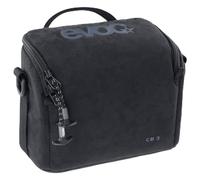 EVOC CB 3 Sac Photo à bandoulière (Rembourrage Efficace, Compartiment Hydrofuge, matériau extérieur Robuste sans PFC, y Compris T-Zipper Puller, Dimensions : 10 x 14 x 20 cm, Volume : 3 l), Noir