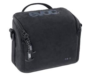 EVOC CB 3 Sac Photo à bandoulière (Rembourrage Efficace, Compartiment Hydrofuge, matériau extérieur Robuste sans PFC, y Compris T-Zipper Puller, Dimensions : 10 x 14 x 20 cm, Volume : 3 l), Noir