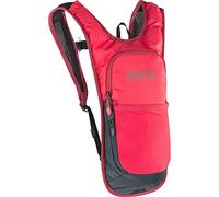 EVOC CC 2l Sac à Dos d'hydratation Sac à Dos de vélo au Design Minimaliste (AIR Circulation, Compartiment pour vessie d'hydratation, ultraléger, vessie d'hydratation 2l Incluse), Rouge
