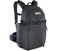 EVOC CP 18l Sac à dos Outdoor pour appareil photo professionnel (rembourré, système de portage ergonomique, système de sangles pour haches à glace, ski), Noir Taille Unique