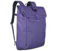 EVOC DUFFLE BACKPACK 26, sac à dos pratique pour la journée (sac à dos idéal pour la randonnée avec poches latérales élastiques, 17 x 31 x 50 cm, 26 l), violet - noir