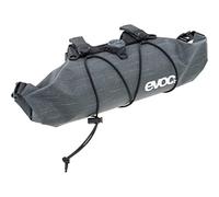 EVOC Handlebar Pack BOA WP 2,5 Sacoche de Guidon, Gris Carbone | sacoche de vélo pratique, sacoche de guidon moderne, sacoche avant de vélo, fixation facile, dimensions : 12,5 x 12,5 x 30 cm
