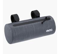 EVOC Handlebar Pack WP 1,5 Sac de Guidon, Gris Carbone | sacoche de vélo pratique, sacoche de guidon moderne, système BOA FIT, extrémités latérales enroulables