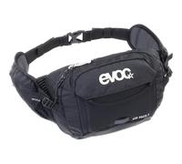 EVOC Hip Pack 3 Sacoche Ventrale, Sacoche Ventrale (Sacoche Confortable avec Compartiment pour Poche à Eau, AIR Flow Contact System, Volume : 3 l), Noir