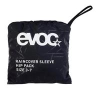 Evoc Housse de pluie Sleeve Hip Pack – Étanche, légère, réfléchissante – Noir