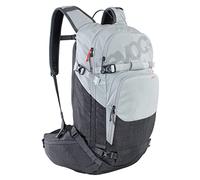 EVOC LINE 30 Sac à dos all-mountain (NEURALITE SYSTEM, compartiment séparé pour les avalanches avec plan d'urgence, compartiment principal facile d'accès, BODDY HUGGING), argent/gris carbone chiné