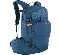 EVOC LINE PRO 20 Sac à dos de randonnée (protection LITESHIELD PLUS, compartiment pour poche d'hydratation, bandoulière isolée, compartiment avalanche, support pour skis et snowboard), bleu denim