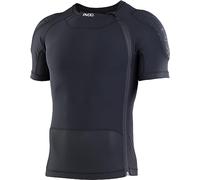 EVOC Protector Shirt Zip, Chemise de Protection (Protections LITESHIELD Flex pour Le Dos et Les épaules, Fermeture éclair et Poche à Outils incluses, Lavable en Machine, Taille : S), Noir