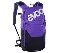 EVOC RIDE 8 + HYDRATION BLADDER 2 Sac à dos de vélo, sac à dos de randonnée (gestion intelligente des poches, poche à eau de 2 l, jour de haute qualité), violet - noir