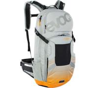 Evoc Sac à dos vélo électrique FR Enduro E-Ride 16, compartiment batterie, gris pierre/orange clair