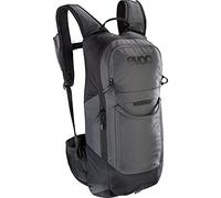 EVOC Sac à dos FR LITE RACE 10, gris carbone - noir, M/L | Sac à dos avec protection, idéal pour les courses d'enduro, sac à dos de vélo équipé d'une protection dorsale LITESHIELD BACK