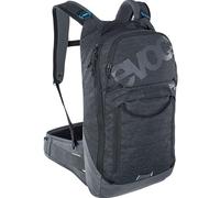 EVOC Sac à dos TRAIL PRO 10, noir/gris carbone, L/XL | Sac à dos pour le trail et la compétition, sac à dos léger pour le vélo, protection dorsale LITESHIELD PLUS