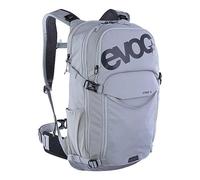 EVOC STAGE 18, sac à dos (bretelles réglables grâce au BRACE LINK, AIR FLOW CONTACT SYSTEM, avec compartiment pour poche à eau, compartiment à outils et sangles de compression, taille unique), Stone