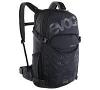 EVOC STAGE 18, sac à dos (bretelles réglables grâce au BRACE LINK, AIR FLOW CONTACT SYSTEM, avec compartiment pour poche à eau, compartiment à outils et sangles de compression, taille unique), Black