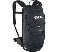 EVOC Stage 6 Sac à Dos Technique pour vélo d'enduro et Autres activités de Plein air (Gestion des Poches Bien pensée, aération Dorsale maximale, vessie d'hydratation de 2l Incluse), Noir