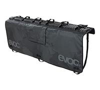 EVOC TAILGATE PAD pour le transport de vélos dans le pick-up (porte-vélos sans attelage, fixation de jusqu'à 6 vélos, accès au levier du hayon, protection du vélo et du hayon, taille : XL), Noir