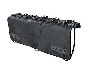 EVOC TAILGATE PAD pour le transport de vélos dans le pick-up (transport de vélos, fixation sûre de jusqu'à 6 vélos, rapide accès au levier de la trappe de chargement, taille: XL), Noir