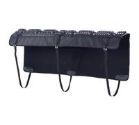 EVOC Tailgate Pad Transport de VTT pour Pick-ups, Coffre à vélo (Sac de Transport pour Max. 6 vélos, Compatible avec Les vélos électriques, Rabat pour Appareil Photo, Taille : M/L), Noir