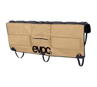 EVOC Tailgate Pad Transport de VTT pour Pick-ups, Coffre à vélo (Sac de Transport pour Max. 6 vélos, Compatible avec Les vélos électriques, Rabat pour caméra, Taille : M/L), Sable