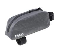 EVOC TOP TUBE PACK WP, accessoire de vélo léger (sacoche de cadre de vélo idéale, sacoche de vélo polyvalente, dimensions: 20 x 5 x 8,5 cm, poids: 70, volume: 0,8 l), Carbon Grey