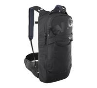 EVOC TRAIL PRO BLACKLINE 10 Sac à dos protecteur (sac à dos léger avec protection dorsale, compartiment pour poche à eau inclus, ajustement optimal, L/XL), Noir