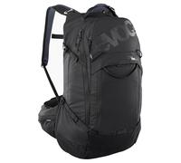 EVOC TRAIL PRO BLACKLINE 26 Sac à dos de protection (sac à dos léger avec protection dorsale, compartiment pour poche d'hydratation inclus, ajustement optimal, L/XL), Noir