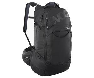EVOC TRAIL PRO BLACKLINE 26 Sac à dos protecteur (sac à dos léger avec protection dorsale, compartiment pour poche à eau inclus, ajustement optimal, S/M), Noir