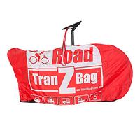 EVOC TranZbag Road Sac de Transport pour vélo, Protection de Transport pour Roues 28″ (pour Roues de Cross et de Gravel, Pliable, encombrement Minimal, bandoulière, Double Fermeture éclair), Rouge