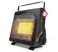 EVOCAMP Chauffage à gaz portable, réchauffeur de camping 1,7 kW, chauffage céramique, chauffage mobile parfait pour l'intérieur et l'extérieur (Chauffage à gaz)