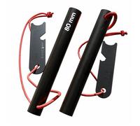 EVOCAMP Pierre à feu Outdoor 8 cm, Allume-feu Robuste, firesteel Durable avec Corde de Maintien, légère et compacte (40 g), équipement de Survie pour Le bushcraft, Le Trekking (2 pièces)