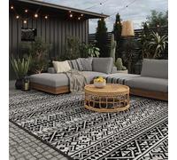 EVOCAMP Tapis d'extérieur 270 x 300 cm, Tapis en Plastique, résistant aux intempéries et léger, Couverture de Pique-Nique pour l'extérieur, Tapis d'auvent en Fibres Plastiques, Convient pour terrasse