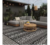 EVOCAMP Tapis d’extérieur 270x400 cm, tapis plastique résistant à la pluie, tapis pour camping, pique-nique, terrasse et balcon