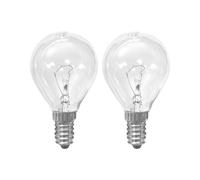 EVOGES Lot de 2 ampoules de four à vis E14 40 W - Résistantes à la chaleur - 300 °C - Blanc chaud - Compatible avec Bosch, NEFF, Siemens, Zanussi