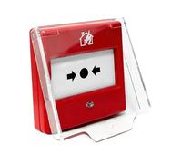 Evoges Lot de 6 coques de protection transparentes à charnière, compatibles avec Eaton, Menvier et autres modèles de point d'appel, vérifiez la compatibilité avant l'achat, lot de 6