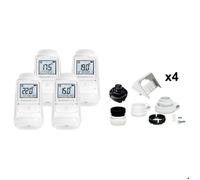 Evohome Honeywell Home EVO-TRV4 Pack de têtes thermostatiques