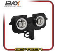 EVOK Faro Ant. LED 12V 6000K Nero Piaggio NRG NTT 50cc 2T
