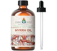 EVOKE OCCU Huile Essentielle de Myrrhe 118ml, Pure & Naturelle Huile de Myrrhe pour Aromathérapie Diffuseur,Humidificateur,Massage,Savon Bougie DIY- 4 FL Oz
