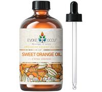 EVOKE OCCU Huile Essentielle d'Orange pour Diffuseurs et Soins de la Peau | Parfum frais, sprays nettoyants DIY, bougies savons, aromathérapie bonne humeur air frais - 118mL / 4 fl oz