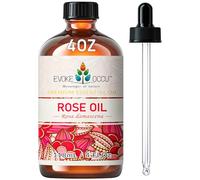 EVOKE OCCU Huile Essentielle Rose 118ml, Huile d'Aromathérapie Naturelle pour Diffuseur, Bougie de Parfum, Massage, Bricolage, Bain et Relaxation - 4 FL Oz