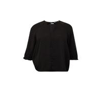 EVOKED Chemisier 'VIEDEE DOTTIE' noir, Taille 6XL