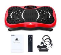 EVOLAND Plateforme vibrante oscillante avec 2 Bandes de résistance, 99 Niveaux d'intensité, Haut-Parleur Bluetooth, Appareil d'entraînement pour Le renforcement et Le modelage Musculaire-Violet