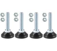 EVOLAR - Pied pour Cache Climatiseur Evo-Cover - Lot de Pieds pour Evo-Cover Aluminium - Support pour Écran Pompe a Chaleur & Unité de Climatisation Extérieur & Intérieur - Taille 10 cm ; 4 Pièces