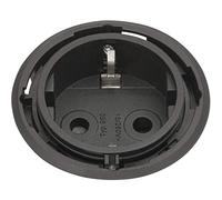 EVOline 159280002500 One Prise de courant Noir DM 59 mm