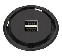 EVOline 159280002700 One Chargeur USB double Noir DM 59 mm